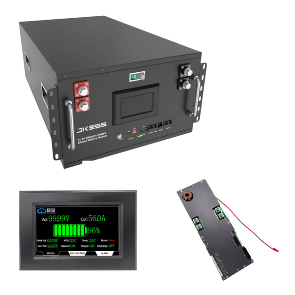 15kWh DIY Rack Battery Case for LiFePO4 Systems