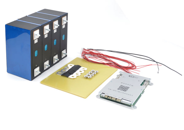 12V EVE 130Ah 1.56kWh LiFePO4 Battery Pack Kit with Smart BMS