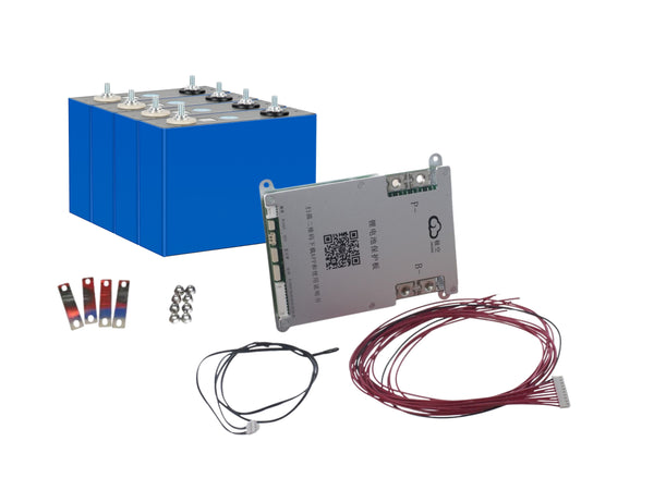 12V EVE 100Ah 1.28kWh LiFePO4 Battery Pack Kit Smart BMS