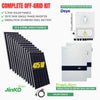 Off-Grid Kit  Deye - Enerlution  20.48KWH Wall Battery - Jinko 12*475W Single Phase Off Grid Kit