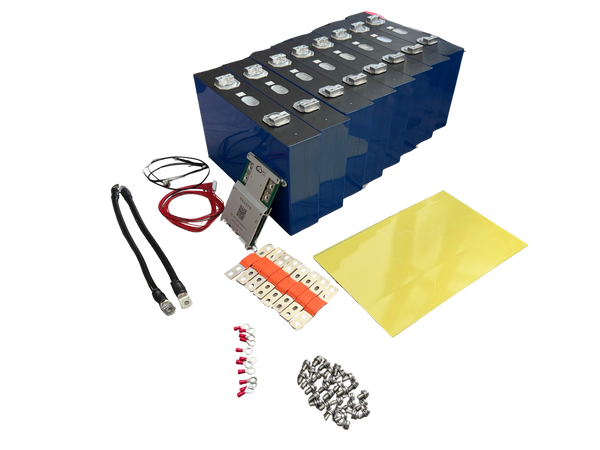 24V EVE 628Ah 16.07kWh LiFePO4 Battery Pack Kit With 200A Smart BMS