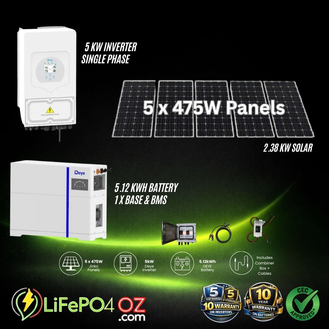 Deye Complete Off-Grid Solar & Battery System (Copy)