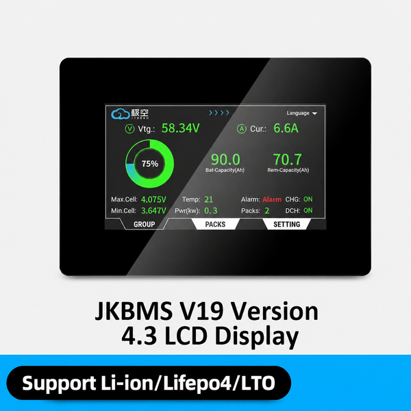 JK 4.3-Inch Touch Screen for JK-PB V19 BMS