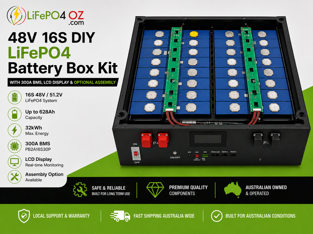 48V EVE 628Ah 32.15 kWh LiFePO4 Battery Pack Kit With Smart BMS