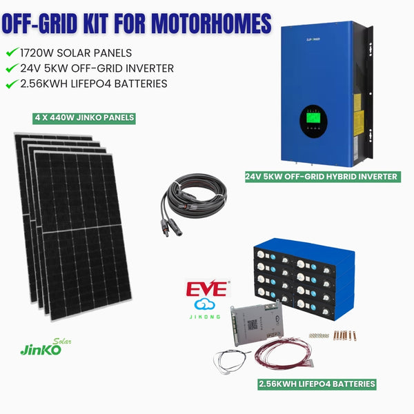 Off Grid Kit - For Motorhomes