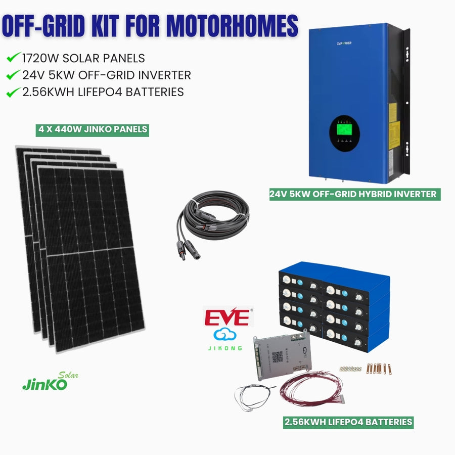 Off Grid Kit - For Motorhomes